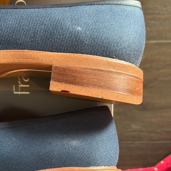 NIB Franco Sarto Edith Blue Penny Loafers Flats 9.5 or 9 see notes - Picture 7 of 7